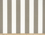 Sample of Premier Prints Vertical Oyster Upholstery Fabric