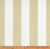 Sample of Premier Prints Vertical Sand Upholstery Fabric