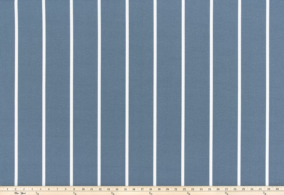 Sample of Premier Prints Windridge Slate Blue Polyester Garden Retreat Outdoor Collection Upholstery Fabric