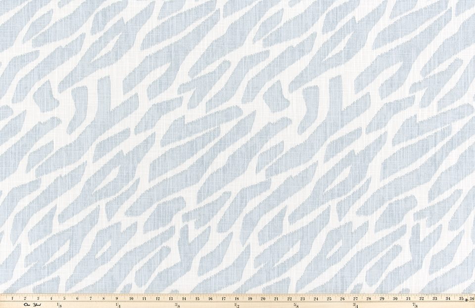 Premier Prints Zany Mineral Blue Slub Canvas The Wild Things Collection Multipurpose Fabric