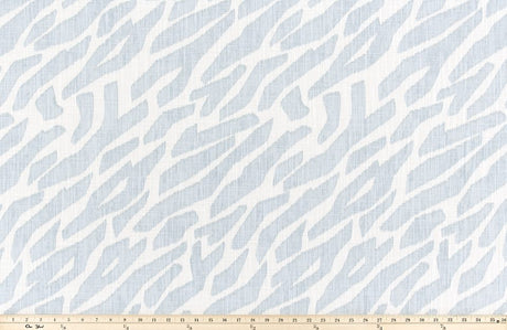 Premier Prints Zany Mineral Blue Slub Canvas The Wild Things Collection Multipurpose Fabric