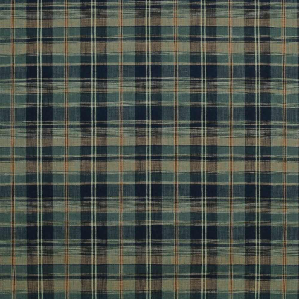 Ralph Lauren Ryokan Plaid Indigo FRL5096 Artisan Loft Collection Multipurpose Fabric