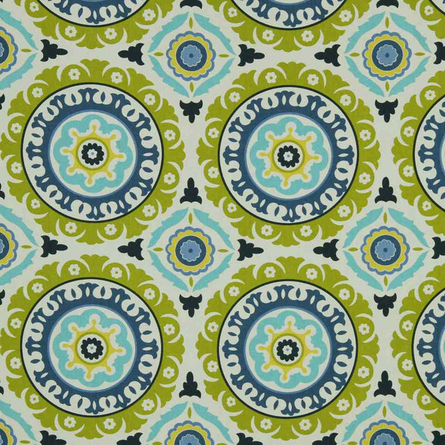 Robert Allen Bold Floral Kiwi Color Library Collection Multipurpose Fabric
