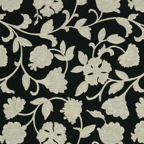 Robert Allen Bold Vines Night Sky Color Library Collection Indoor Upholstery Fabric