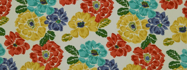 Robert Allen Brushed Floral Calypso Color Library Collection Multipurpose Fabric