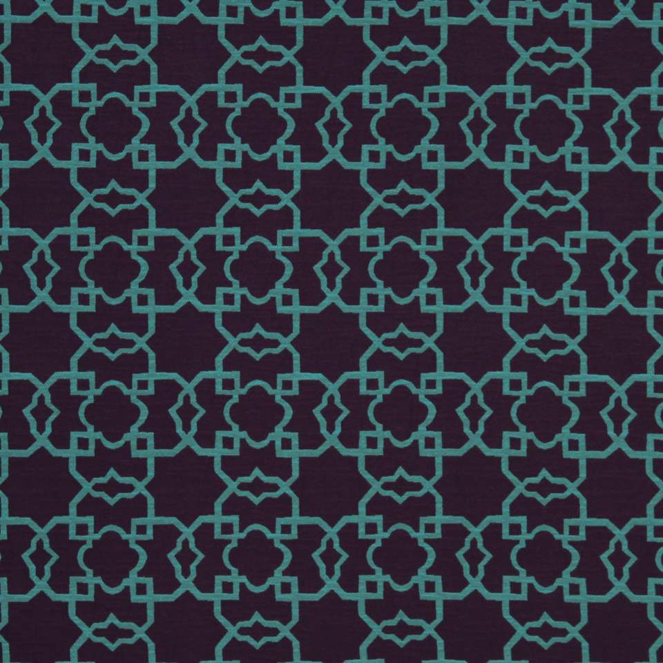 Robert Allen Contract Modern Trellis Orchid Color Library Collection Indoor Upholstery Fabric
