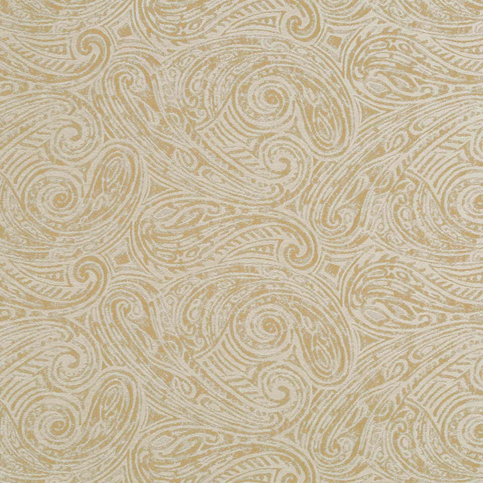 Robert Allen Great Boteh Brass Color Library Collection Indoor Upholstery Fabric