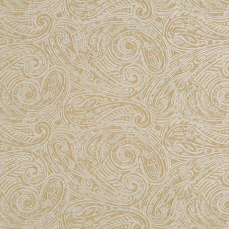 Robert Allen Great Boteh Brass Color Library Collection Indoor Upholstery Fabric
