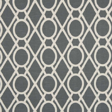 Robert Allen Lattice Bamboo Greystone Color Library Collection Multipurpose Fabric