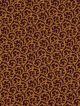 Robert Allen Lets Scroll Boysenberry Color Library Collection Indoor Upholstery Fabric