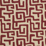 Robert Allen Maze Along Berry Crush Color Library Collection Indoor Upholstery Fabric
