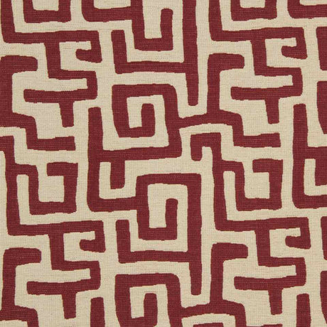 Robert Allen Maze Along Berry Crush Color Library Collection Indoor Upholstery Fabric