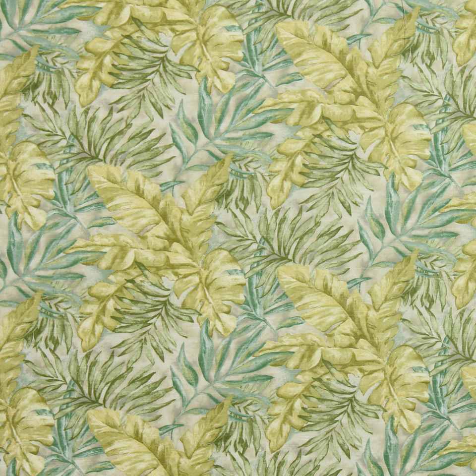 Robert Allen Monsoon Leaf Aloe Color Library Collection Multipurpose Fabric