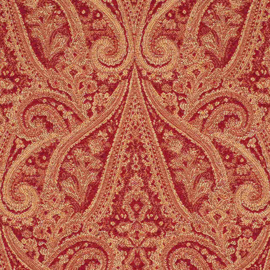 Robert Allen Otley Cayenne Color Library Collection Indoor Upholstery Fabric
