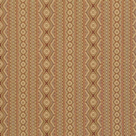 Robert Allen Rattan Poppy Color Library Collection Indoor Upholstery Fabric