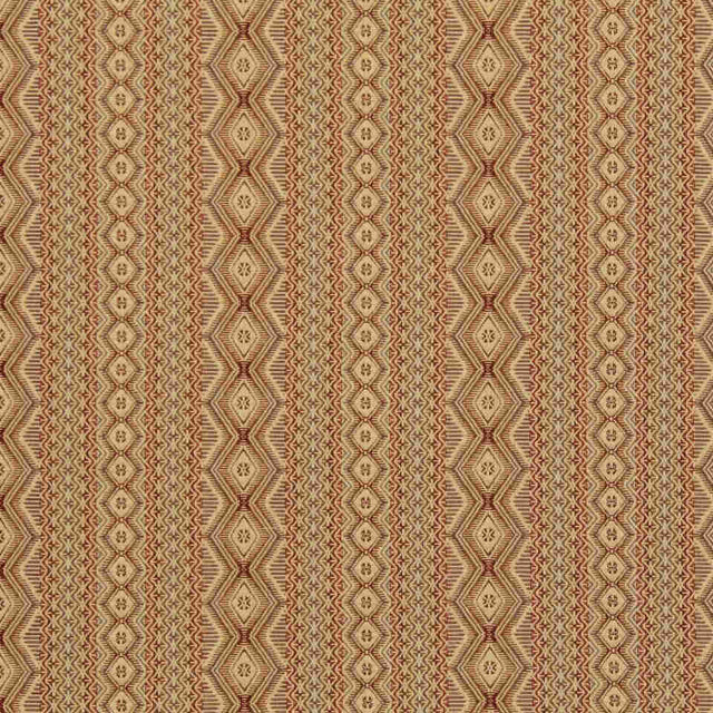 Robert Allen Rattan Poppy Color Library Collection Indoor Upholstery Fabric