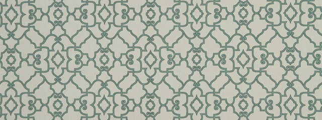 Robert Allen Scroll Maze Lagoon Color Library Collection Multipurpose Fabric