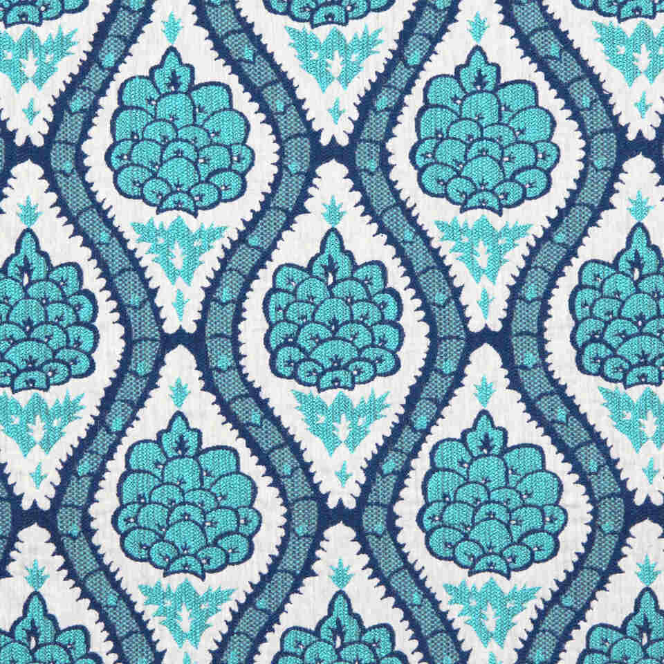 Robert Allen Sophia Range Turquoise Color Library Collection Indoor Upholstery Fabric