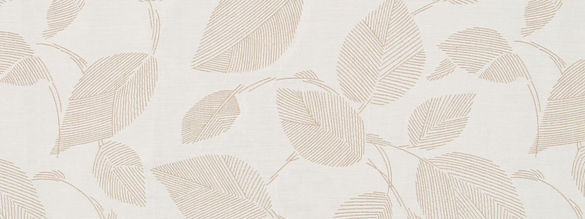 Robert Allen Sunbrella Falling Fronds Toast Upholstery Fabric