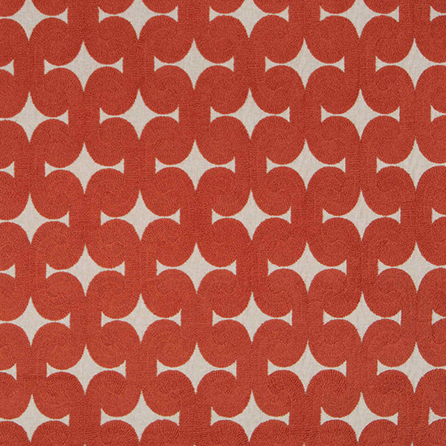 Robert Allen Ursuline Tomato Color Library Collection Indoor Upholstery Fabric