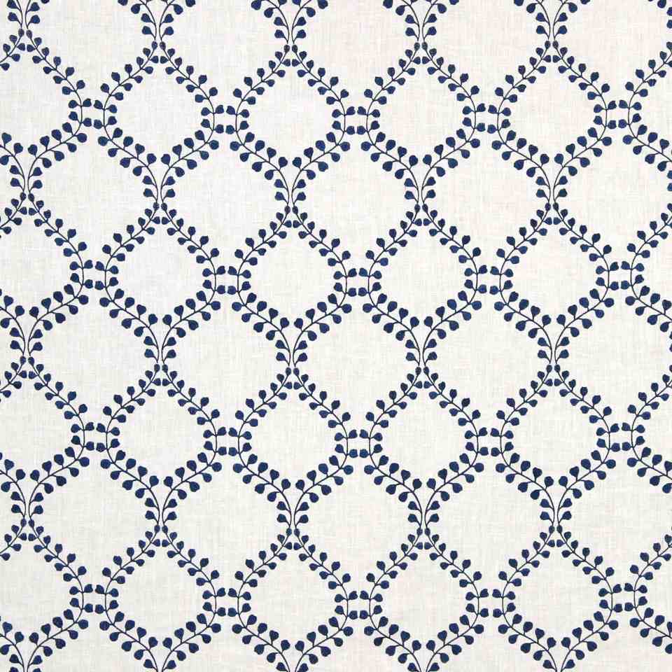 Robert Allen Winding Leaves Cobalt Color Library Collection Multipurpose Fabric