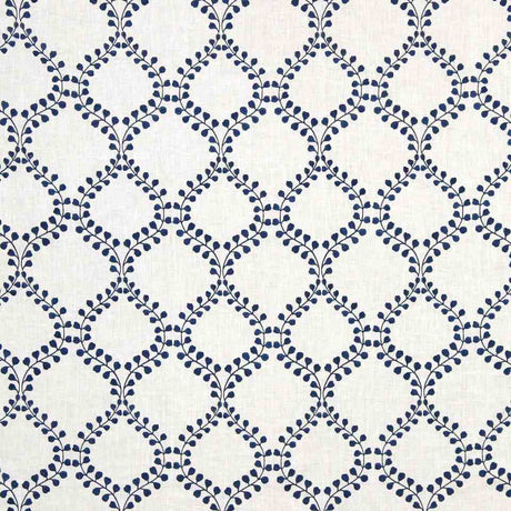 Robert Allen Winding Leaves Cobalt Color Library Collection Multipurpose Fabric