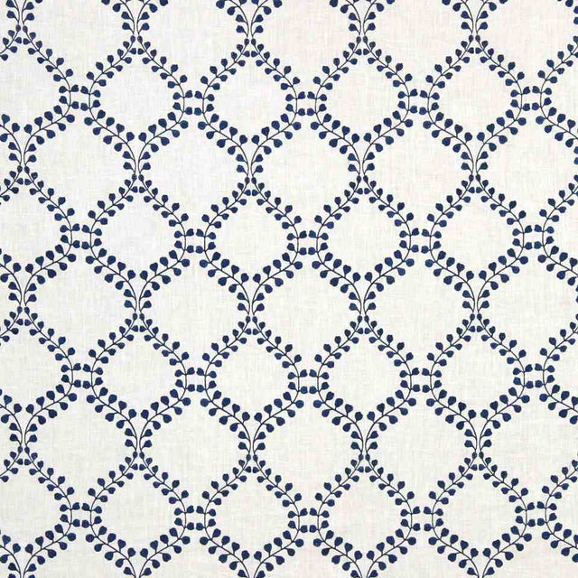 Robert Allen Winding Leaves Cobalt Color Library Collection Multipurpose Fabric