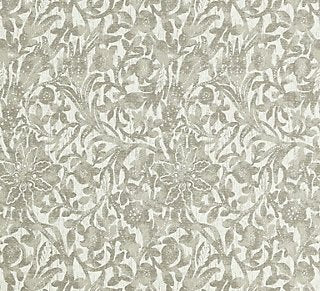 Scalamandre Bali Floral Stone SC 000127195 Isola Collection Upholstery Fabric