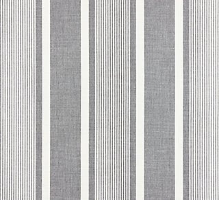 Scalamandre Wellfleet Stripe Zinc SC 000227111 Chatham Stripes and Plaids Collection Upholstery Fabric