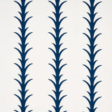 Schumacher Acanthus Stripe Navy 177635 Moon River Collection Indoor Upholstery Fabric