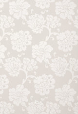 Sample of Schumacher Albero Floreale-Grey 5003624 Luxury Decor Wallpaper