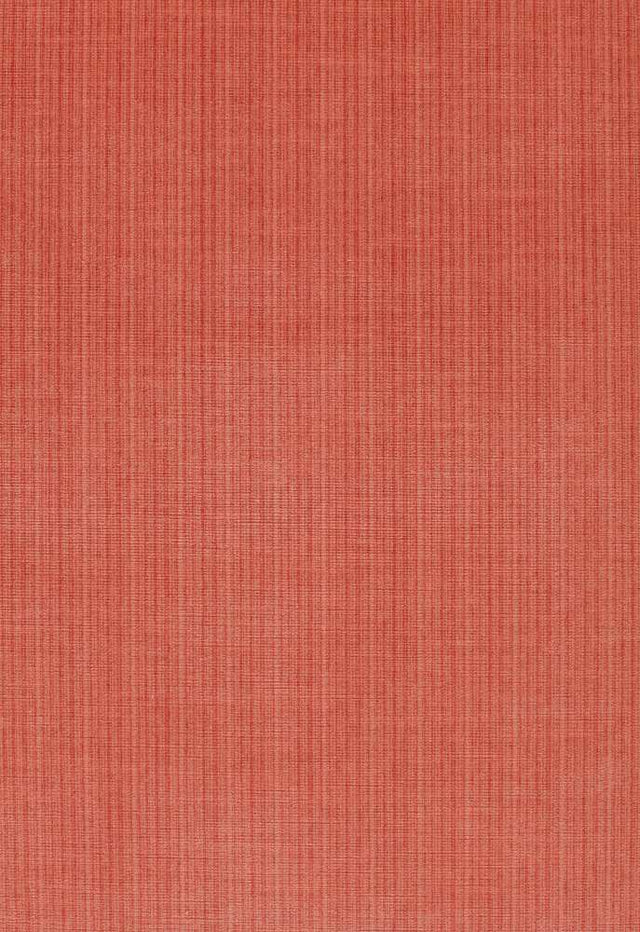 Schumacher Antique Strie Velvet Coral 43046 Chroma Collection Indoor Upholstery Fabric