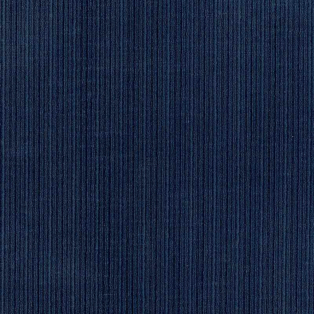 Schumacher Antique Strie Velvet Midnight 69755 Perfect Basics: Antique Strie Velvet Collection Indoor Upholstery Fabric