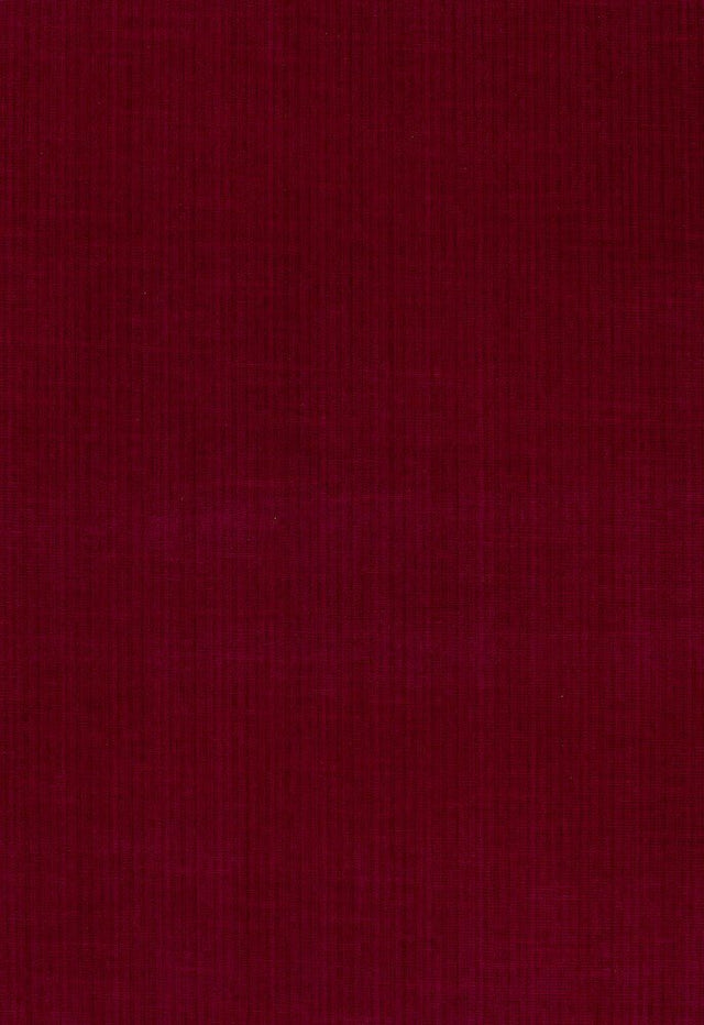 Schumacher Antique Strie Velvet Red 43049 Opulent Textures Collection Indoor Upholstery Fabric