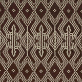 Schumacher Asaka Ikat Espresso 176093 Ikat Collection Indoor Upholstery Fabric