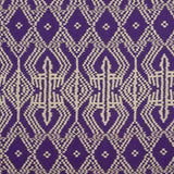 Schumacher Asaka Ikat Violet 176091 Ikat Collection Indoor Upholstery Fabric