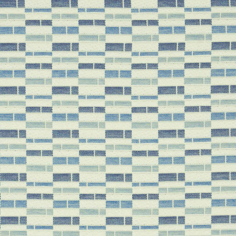 Schumacher Ashcroft Matelasse  Blue 79160 Indoor / Outdoor Prints and Wovens Collection Upholstery Fabric