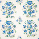 Schumacher Ashford Linen Cornflower And Lilac 180041 Schumacher Classics Collection Indoor Upholstery Fabric