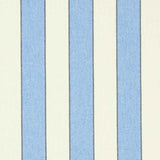 Schumacher Blumont Stripe Blue 79050 Indoor / Outdoor Prints and Wovens Collection Upholstery Fabric