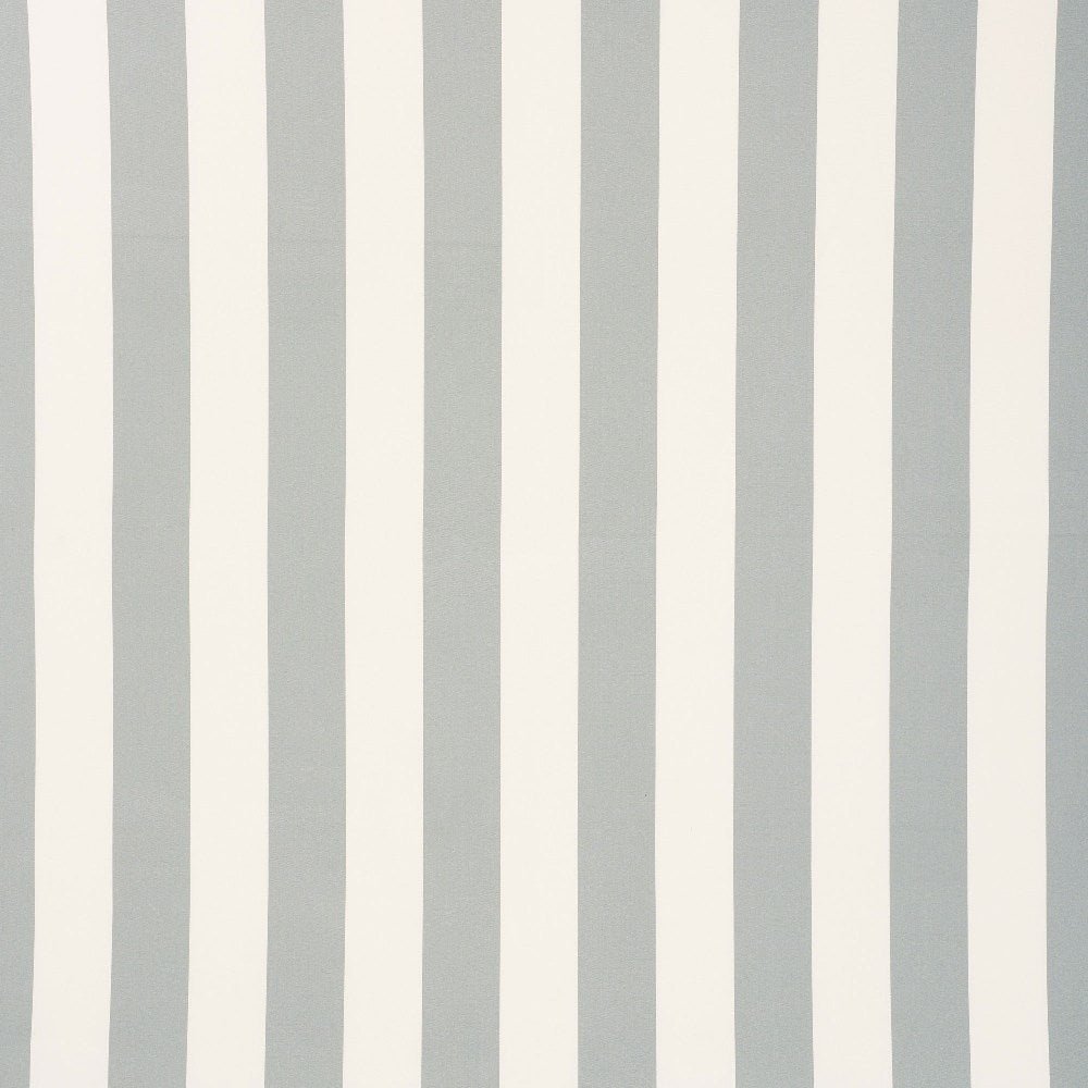 Schumacher Cabana Stripe Grey 71753 Indoor / Outdoor Prints and Wovens Collection Upholstery Fabric
