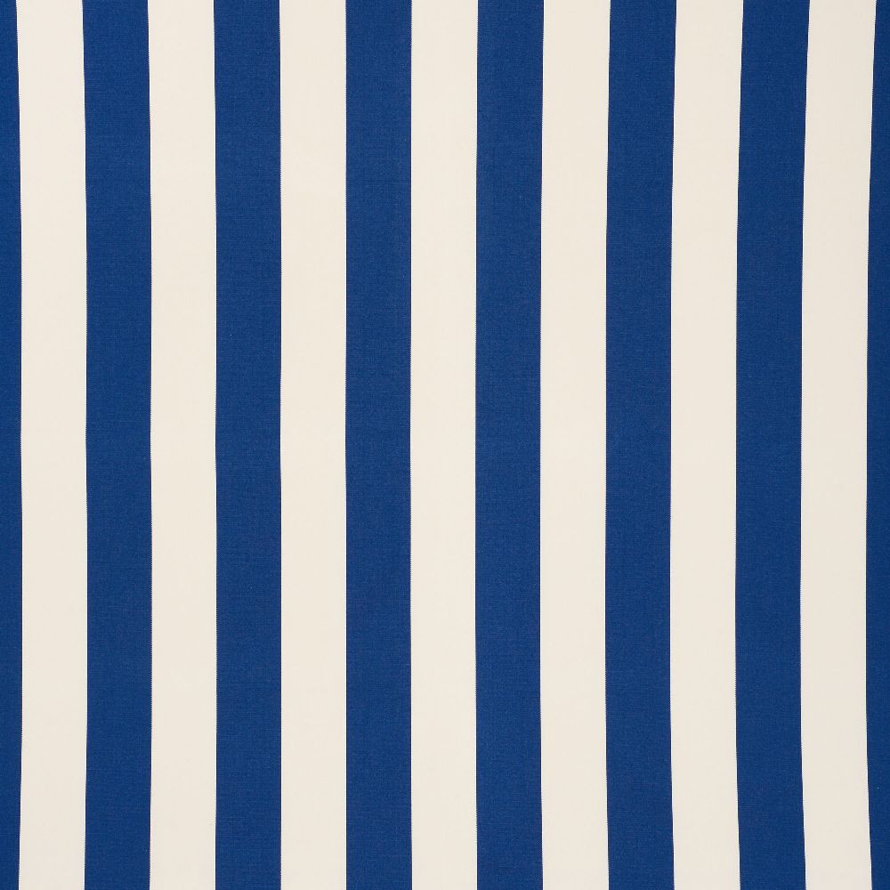 Schumacher Cabana Stripe Indigo 71750 Indoor / Outdoor Prints and Wovens Collection Upholstery Fabric