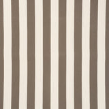Schumacher Cabana Stripe Taupe 71754 Indoor / Outdoor Prints and Wovens Collection Upholstery Fabric
