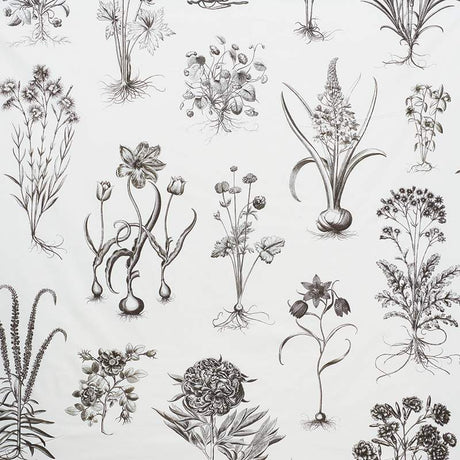 Schumacher Cabot Botanical Large Ivory 178740 Schumacher Classics Collection Indoor Upholstery Fabric