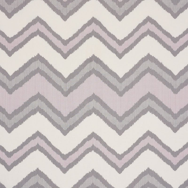 Schumacher Chevron Ikat Lilac 72632 Ikat Collection Indoor Upholstery Fabric