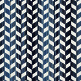 Schumacher Chevron Strie Velvet Lapis 72811 Cut and Patterned Velvets Collection Indoor Upholstery Fabric
