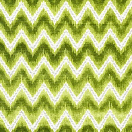 Schumacher Chevron Velvet Leaf 72843 Cut and Patterned Velvets Collection Indoor Upholstery Fabric