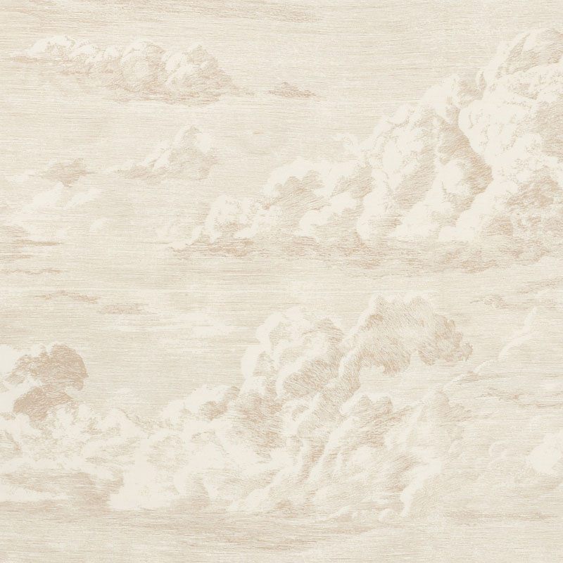 Schumacher Cloud Toile Champagne 177000 Schumacher Classics Collection Indoor Upholstery Fabric