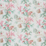 Schumacher Del Tesoro Pink and Aqua 178761 Schumacher Classics Collection Indoor Upholstery Fabric
