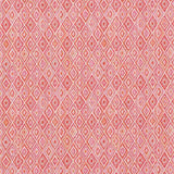 Schumacher Diamond Strie Pink and Orange 75922 Indoor / Outdoor Prints and Wovens Collection Upholstery Fabric