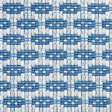 Schumacher Hickox Blue 76651 Indoor / Outdoor Linen Collection Upholstery Fabric